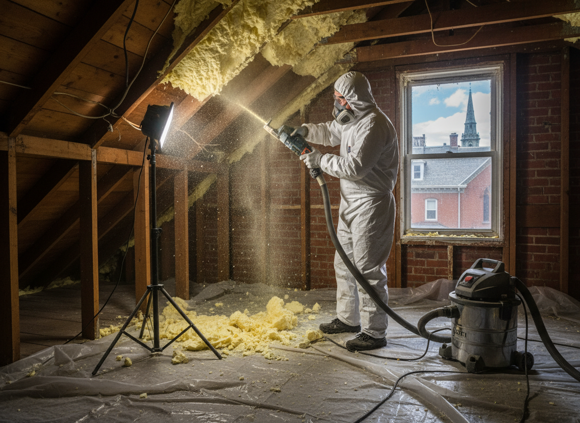 Spray Foam Insulation Removal in Boston, Lincolnshire